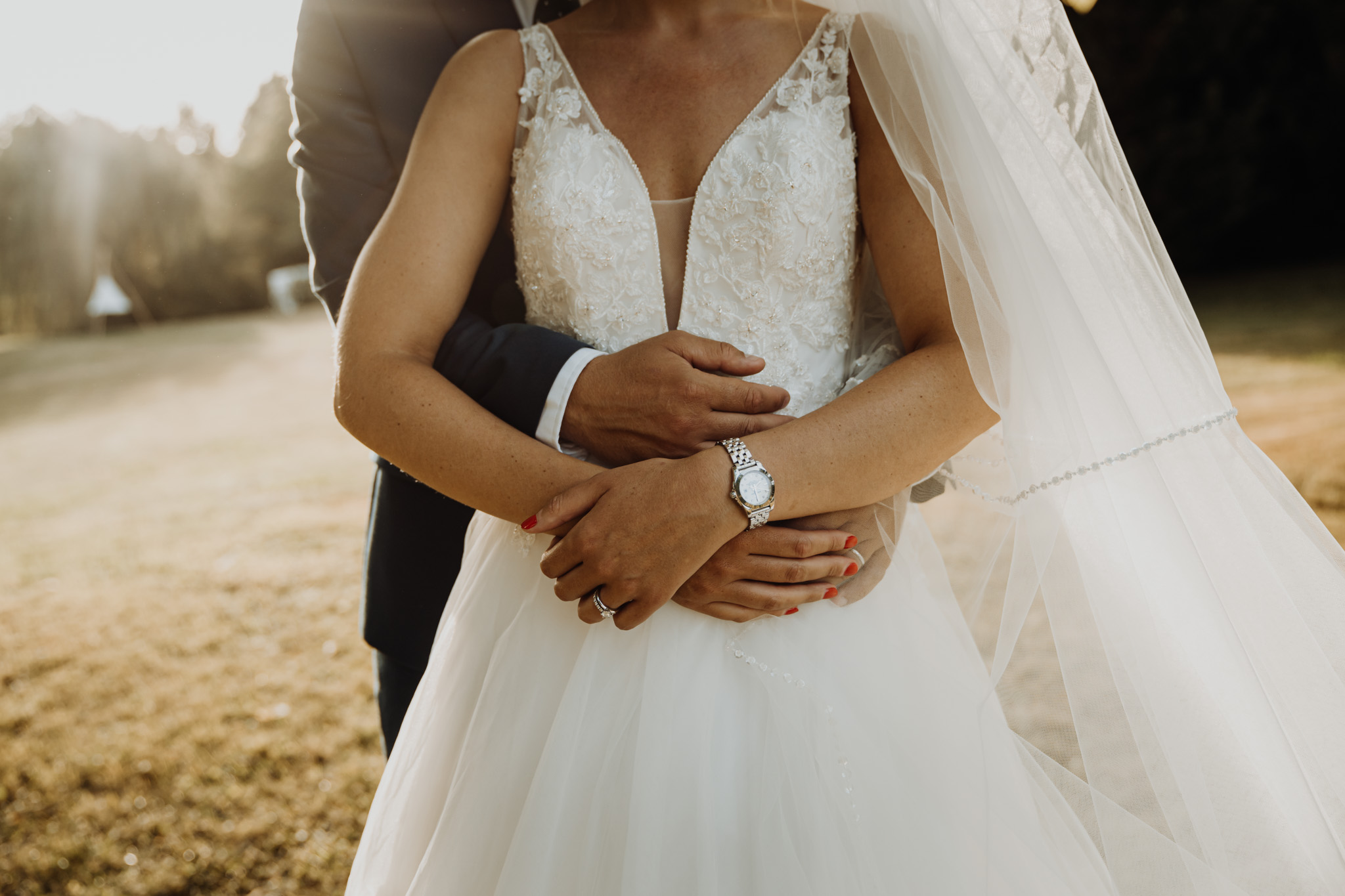 photographe de mariage extérieur de la bastide de cazaubon