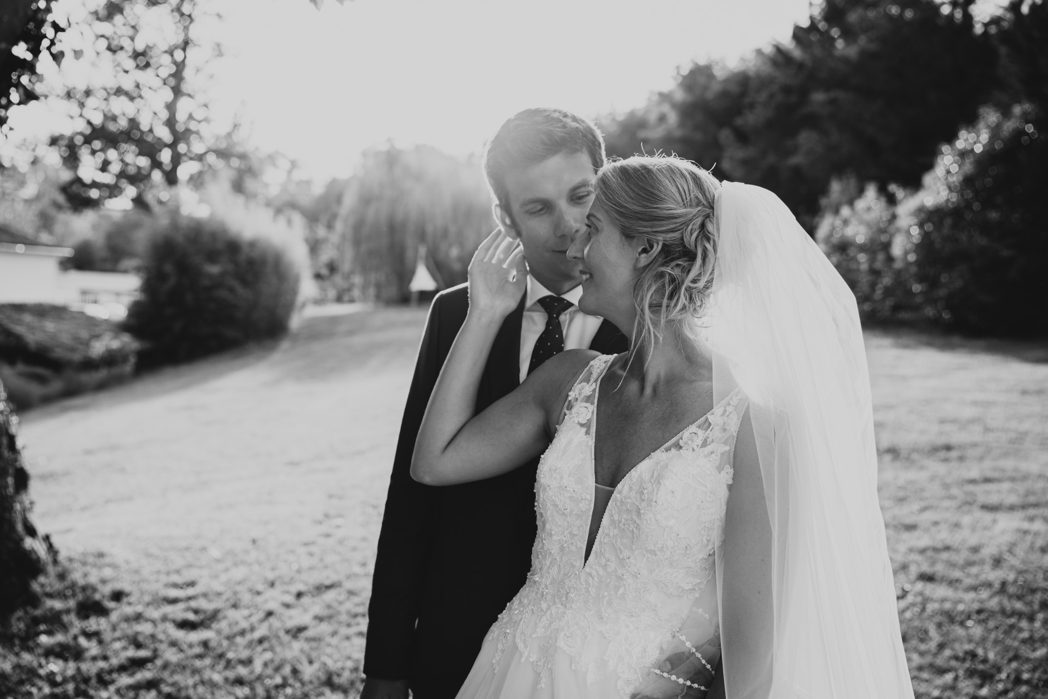 photographe de mariage extérieur de la bastide de cazaubon