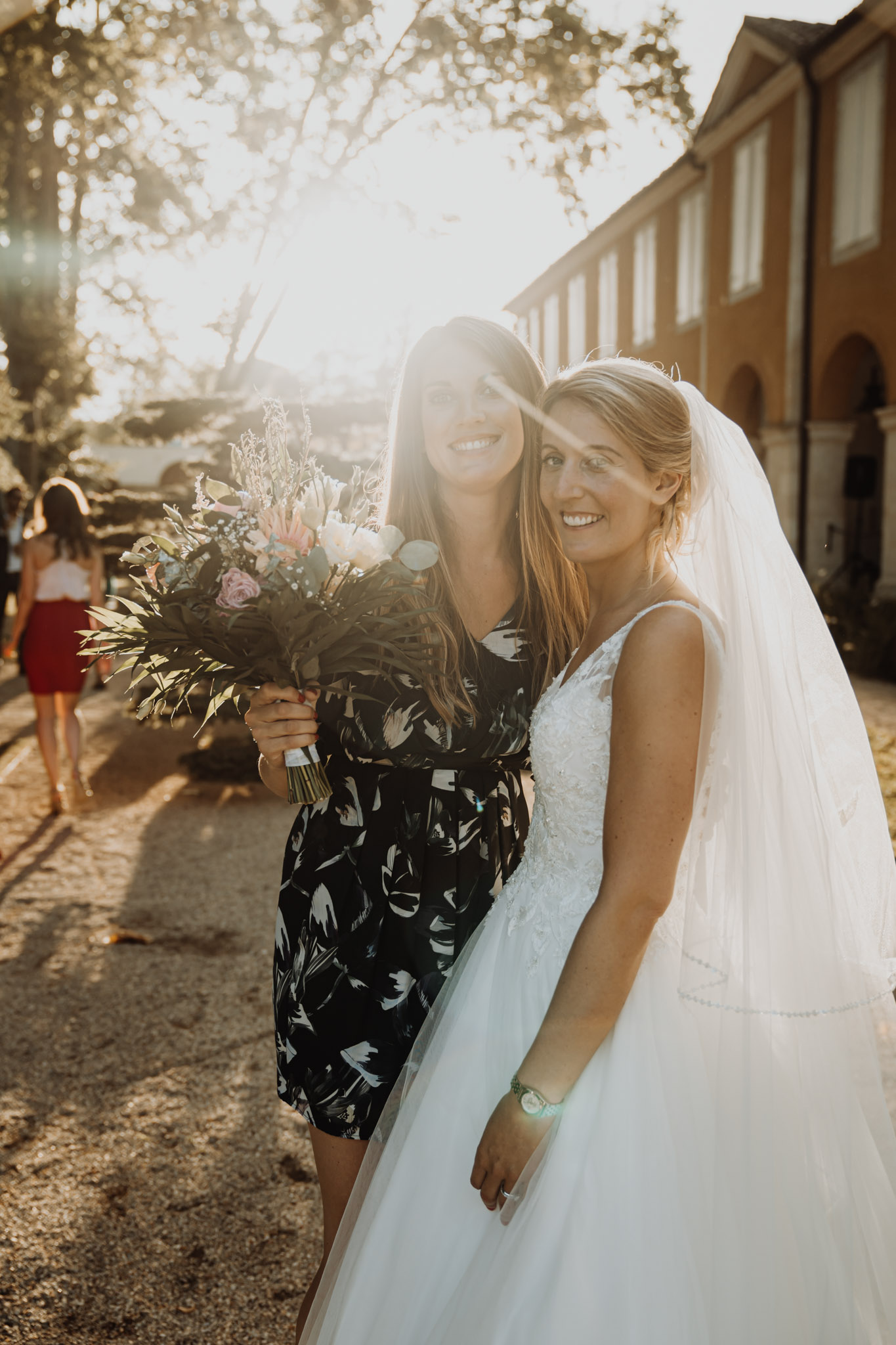 photographe de mariage extérieur de la bastide de cazaubon